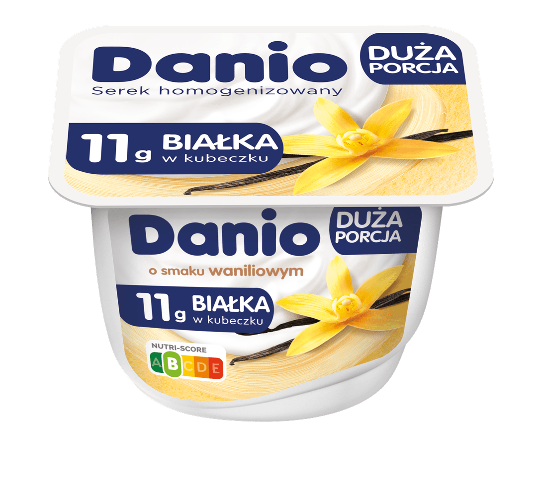 DANONE DANIO Serek homogenizowany o smaku waniliowym XXL 200 g
