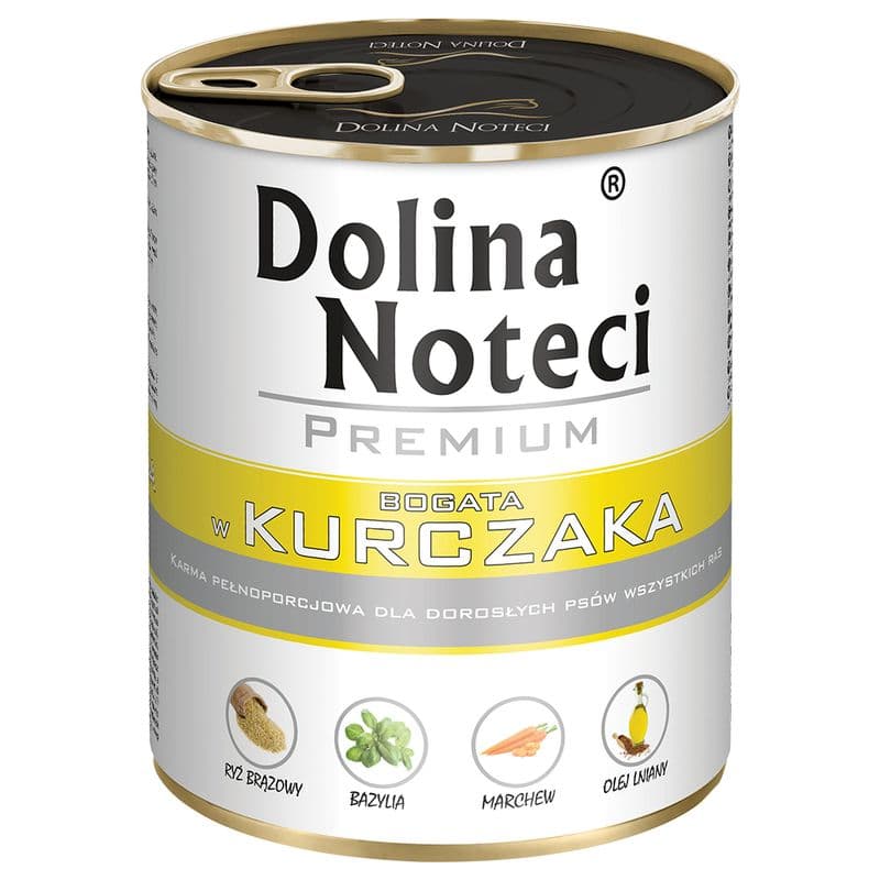 DOLINA NOTECI Karma mokra dla psów z kurczakiem 800 g
