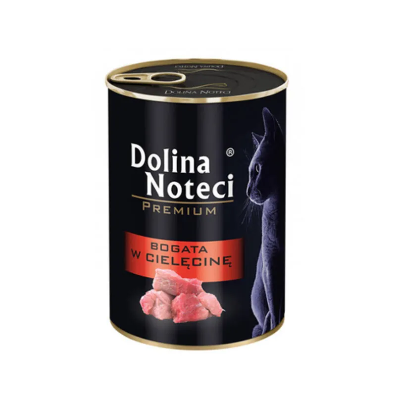 DOLINA NOTECI PREMIUM Karma mokra dla kota z cielęciną 400 g
