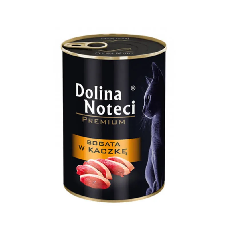 DOLINA NOTECI PREMIUM Karma mokra dla kota z kaczką 400 g