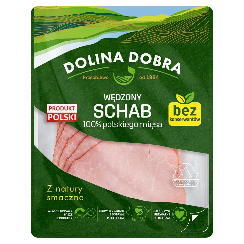 DOLINA DOBRA Schab wędzony 100 g