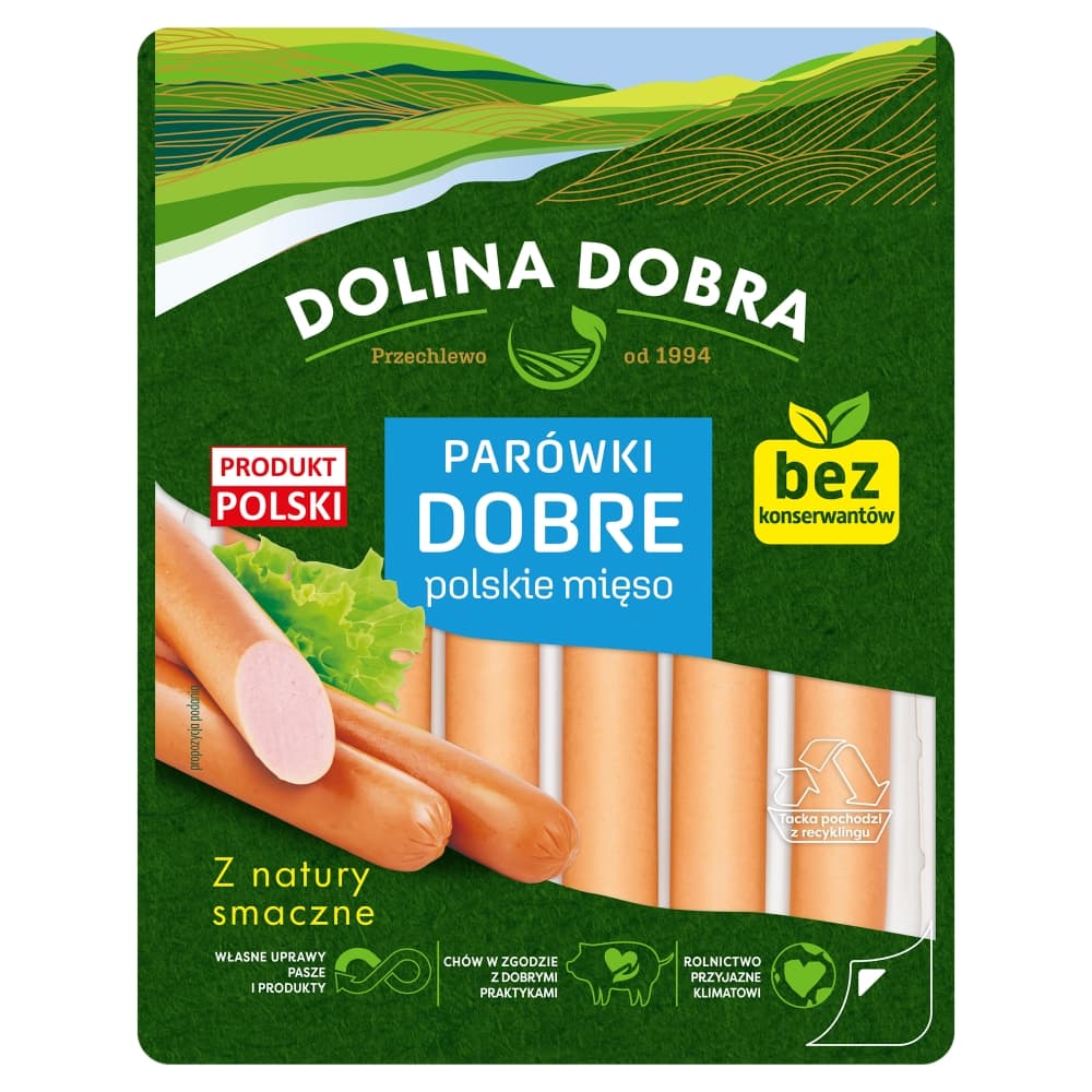 DOLINA DOBRA Parówki Dobre 200 g