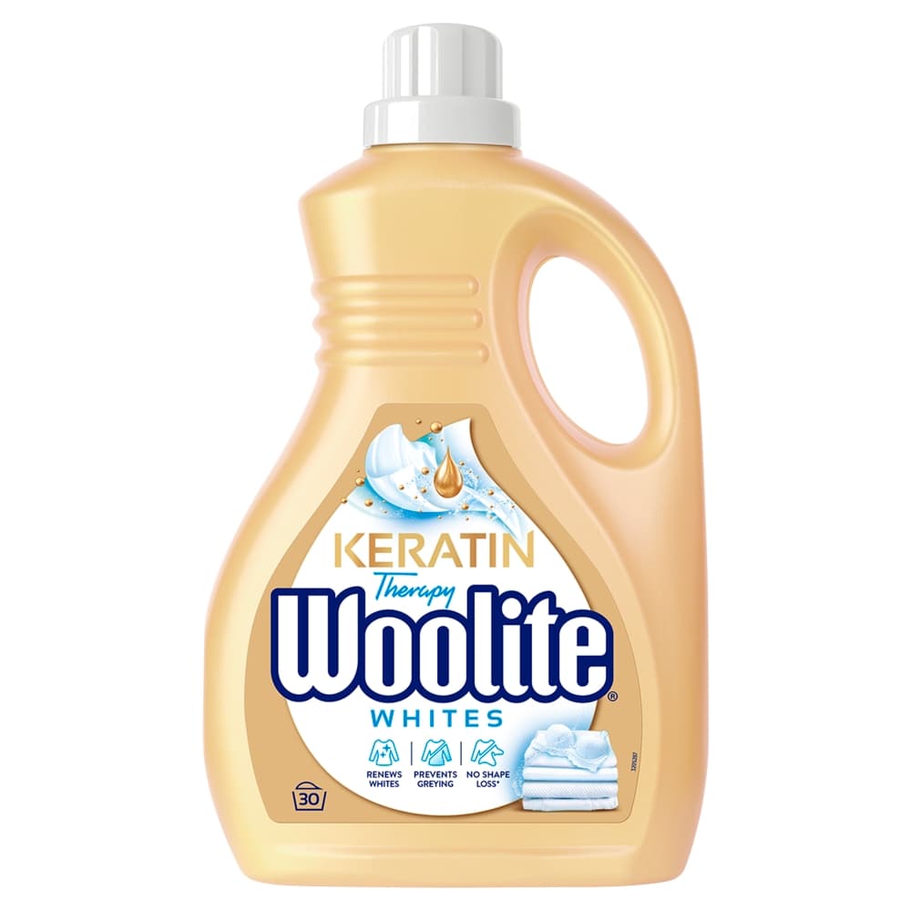 WOOLITE KERATIN THERAPY Płyn do prania Whites 1,8l