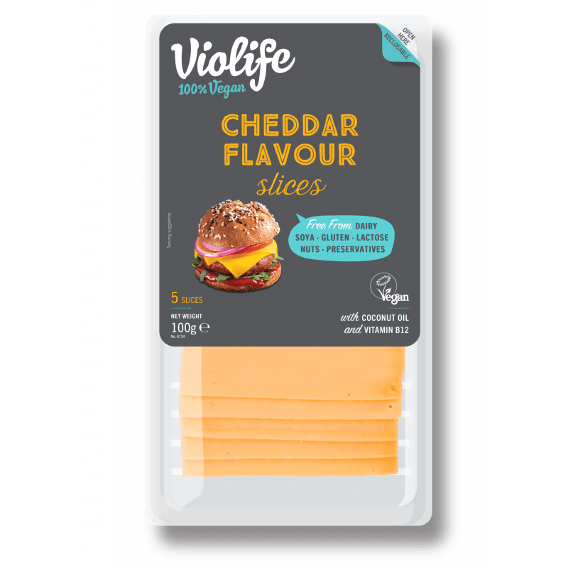 VIOLIFE Wegański ser Cheddar plastry 100g