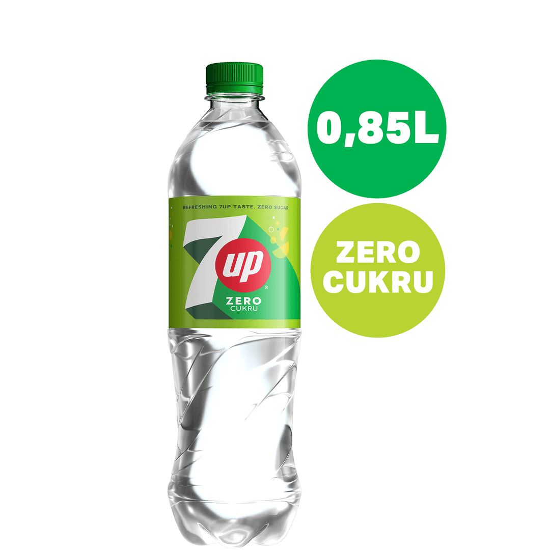 7UP Napój gazowany o smaku cytrynowo-limonkowym bez cukru 850ml