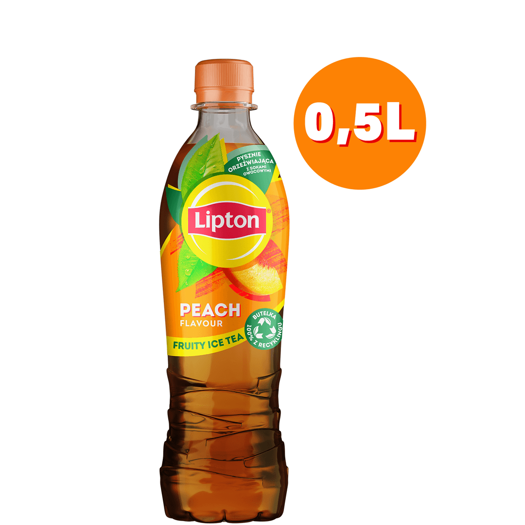LIPTON ICE TEA Napój o smaku brzoskwini z ekstraktem z czarnej herbaty 500ml