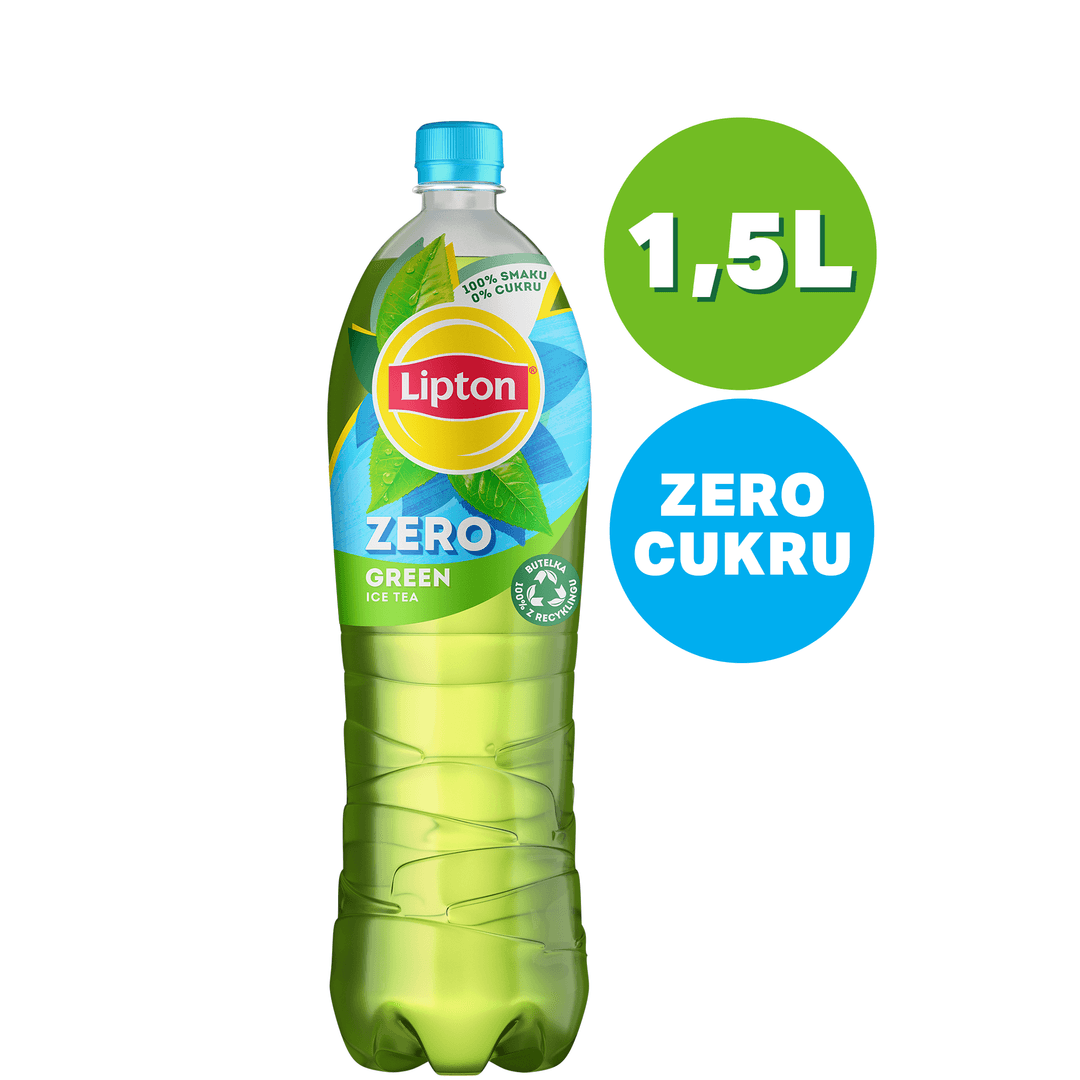 LIPTON ICE TEA ZERO Napój z ekstraktem z zielonej herbaty bez cukru 1500ml