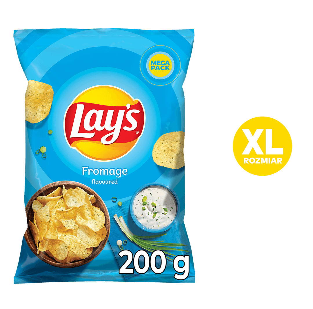 LAY'S Chipsy ziemniaczane o smaku śmietankowego serka z ziołami 200g