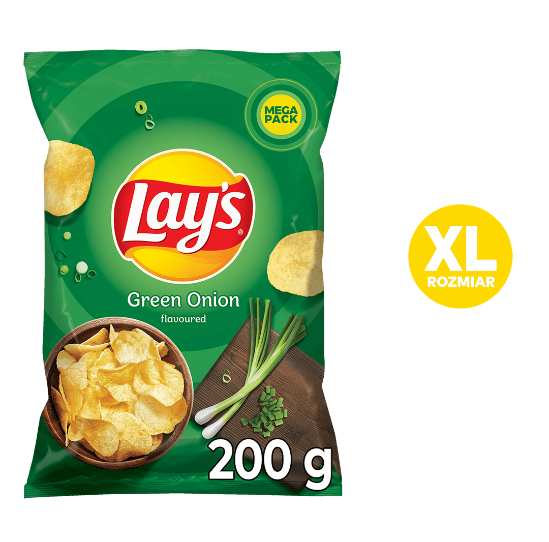 LAY'S Chipsy ziemniaczane o smaku zielonej cebulki 200g