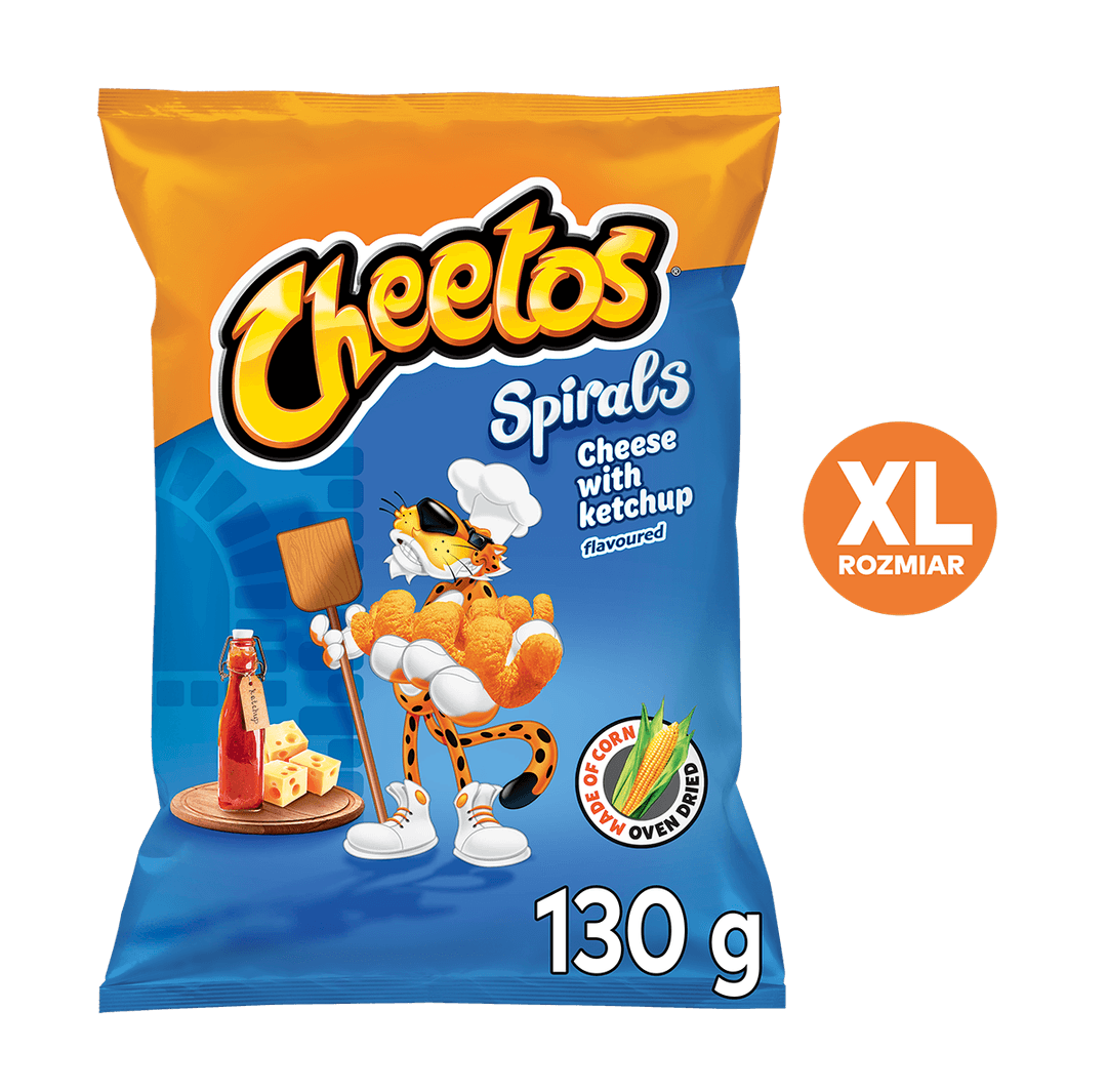 CHEETOS Chrupki o smaku serowo-ketchupowym 130g