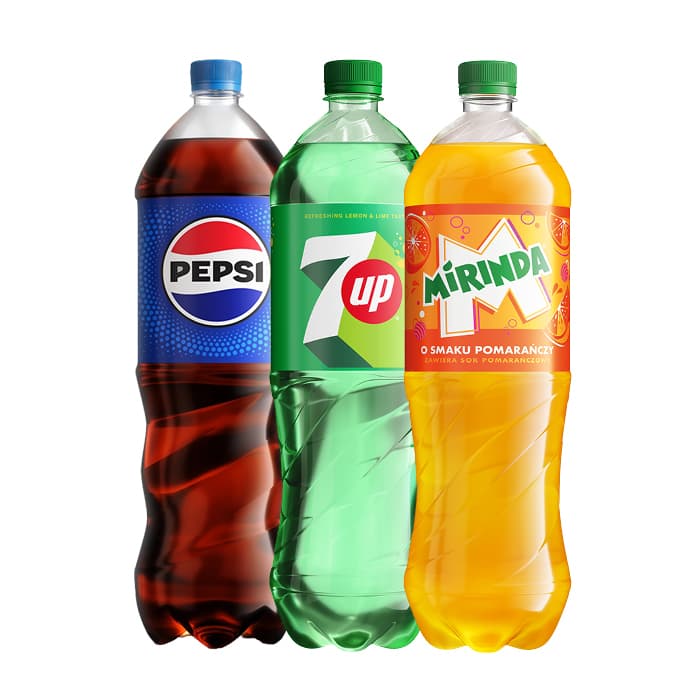 MULTIPAK Pepsi 1,5l + 7up 1,5l + Mirinda 1,5