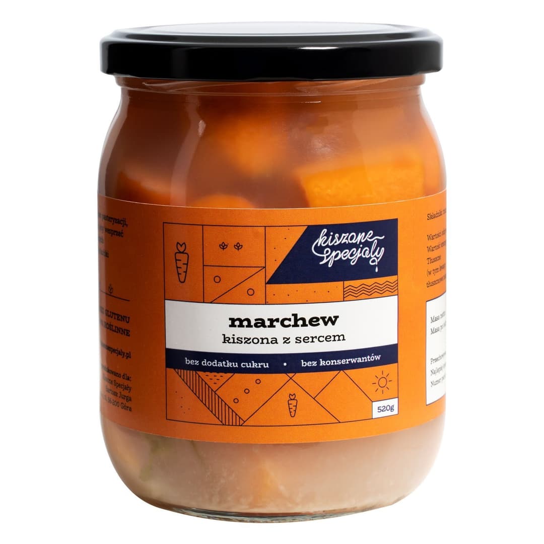 KISZONE SPECJAŁY Kiszona marchew 520g