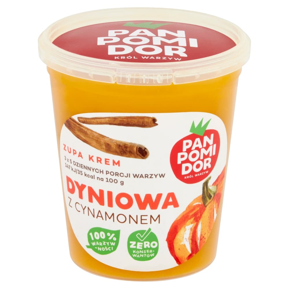 PAN POMIDOR Zupa krem dyniowa z cynamonem 400 g