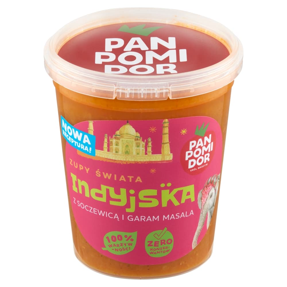 PAN POMIDOR Zupa indyjska z soczewicą i garam masala 400 g