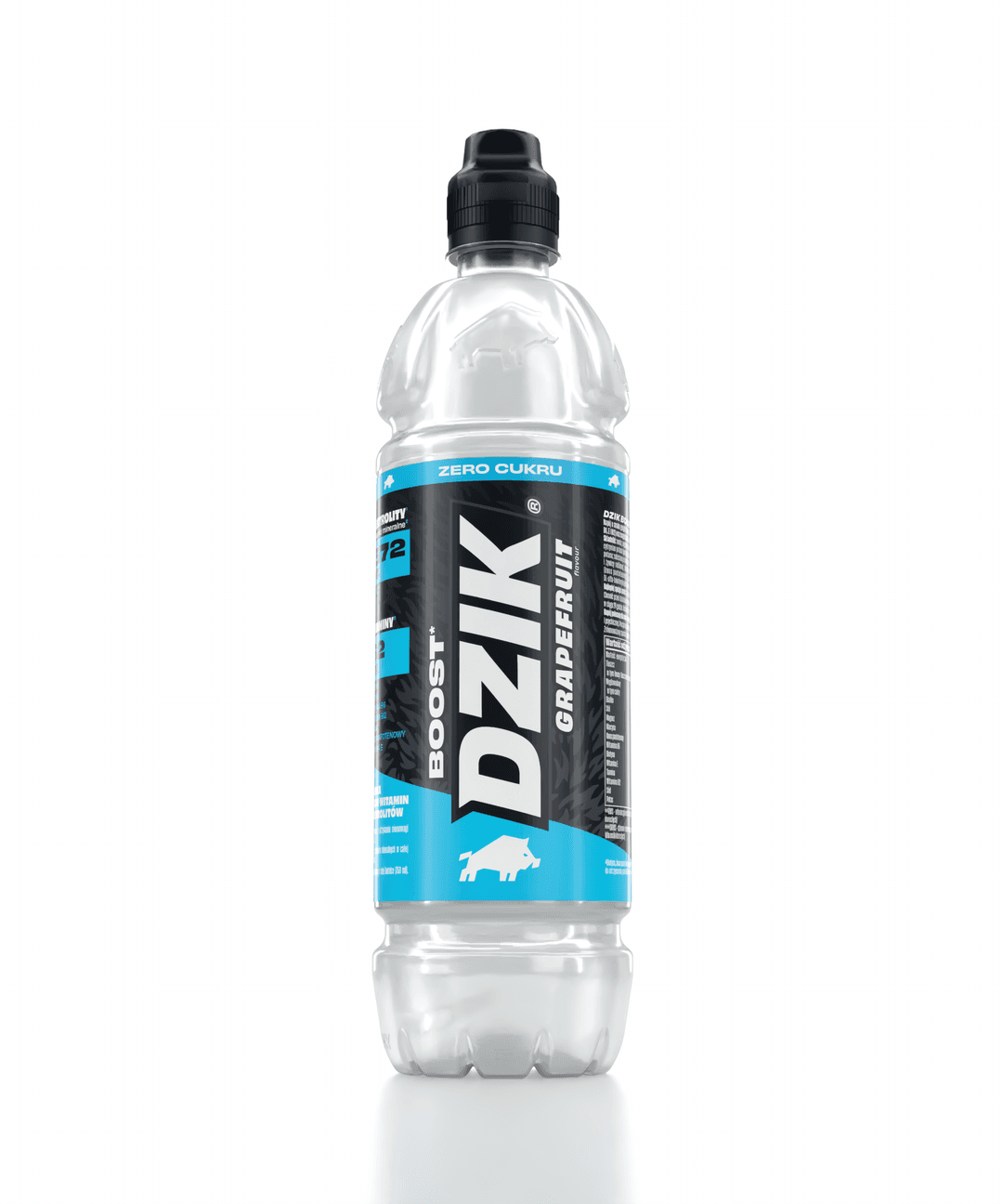DZIK Napój o smaku grejfrutowym witaminowy bez cukru 750ml