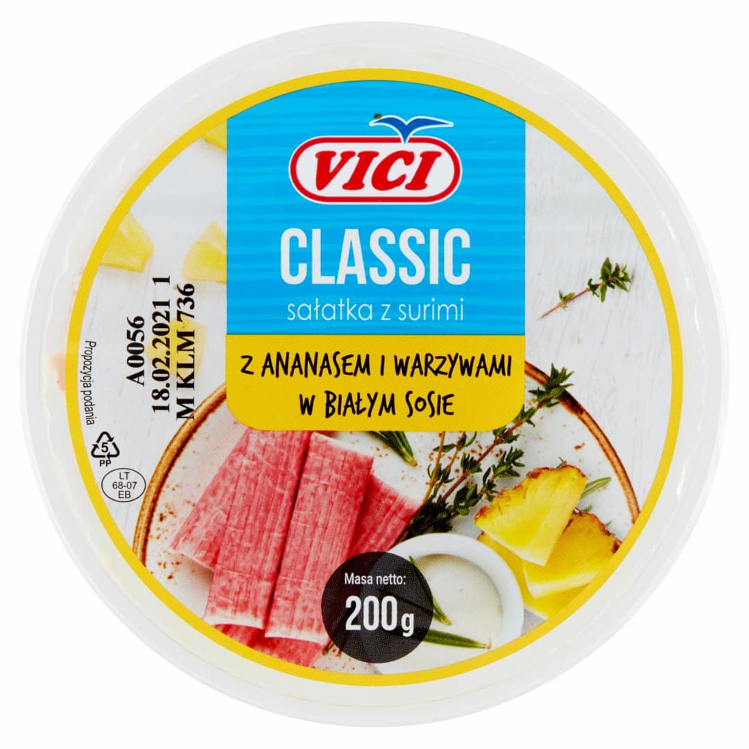 VICI Sałatka surimi z ananasem i warzywami 200 g