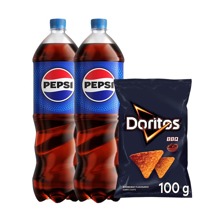 Pepsi 1,5l x2 + Doritos 100g o smaku barbacue