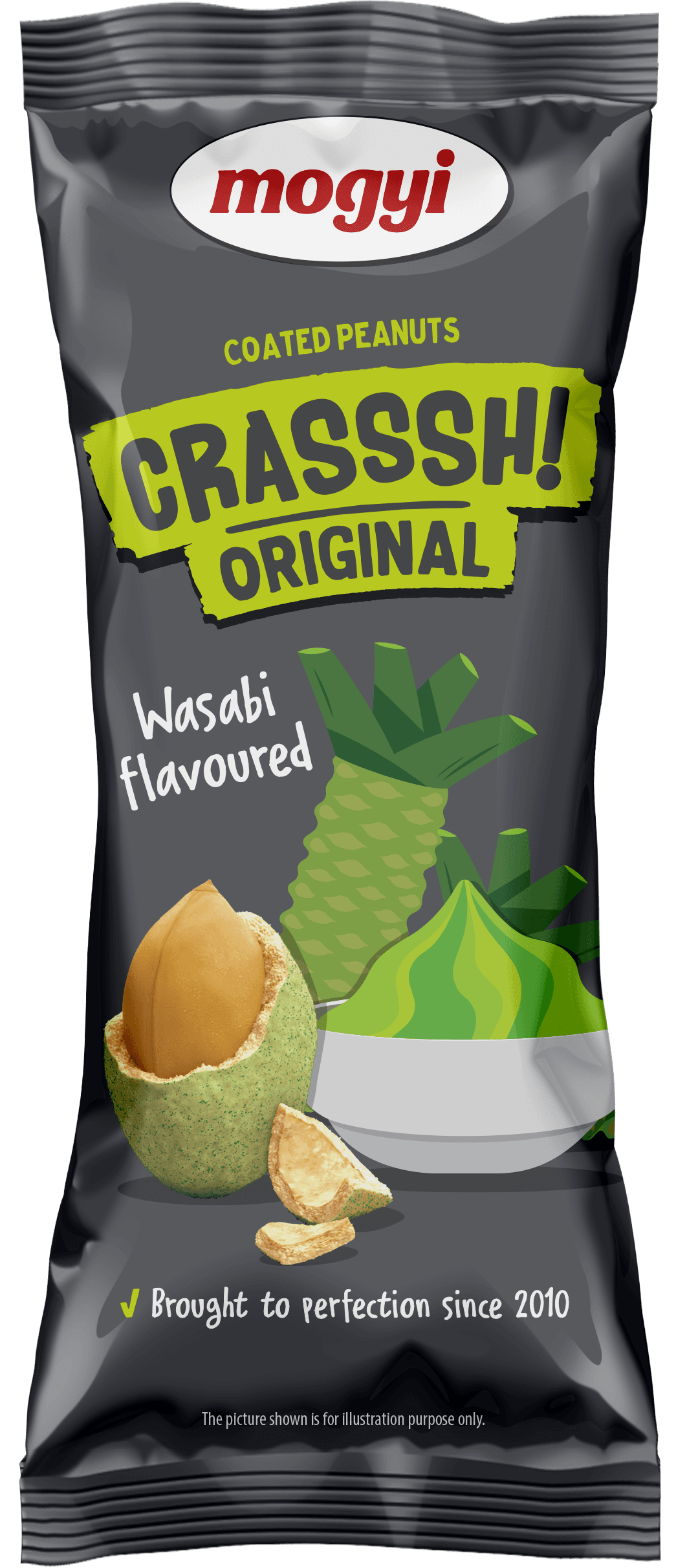 MOGYI Orzeszki ziemne w skorupce o smaku wasabi 60g
