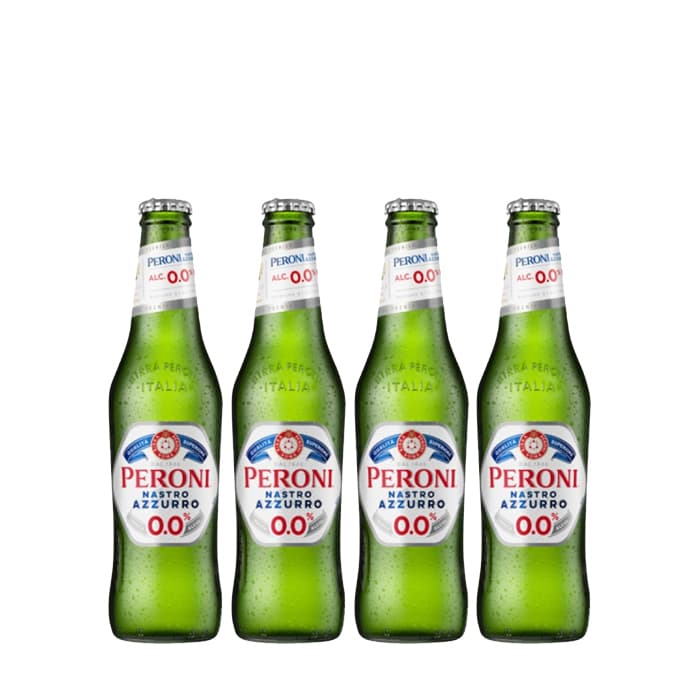 Zestaw PERONI Piwo Nastro Azzurro bezalkoholowe x4