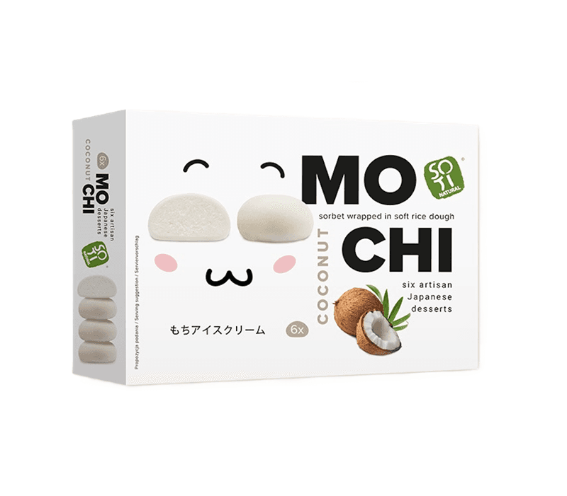 SOTI NATURAL Lody mochi o smaku kokosowym (6x36 ml) 216 ml