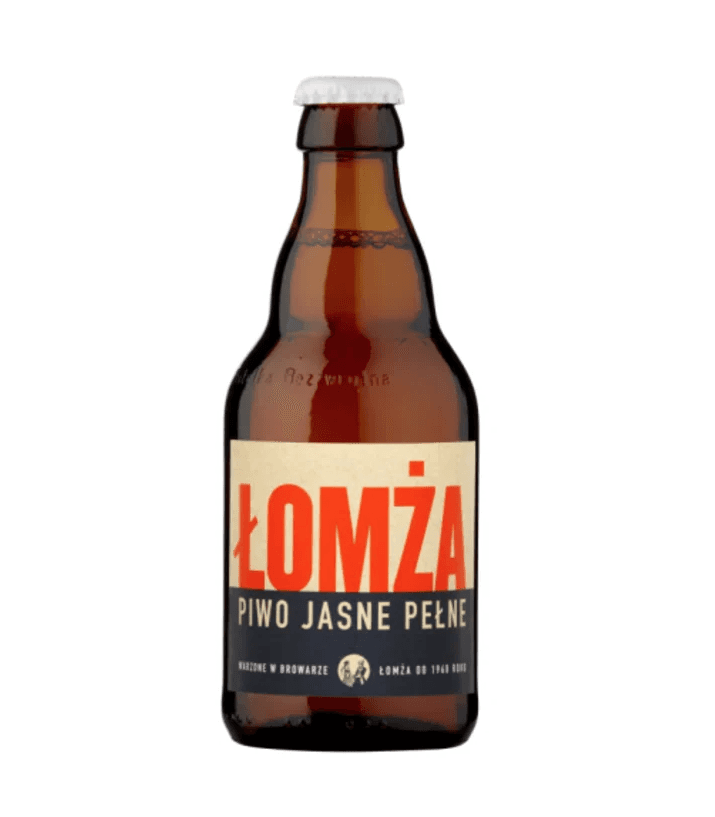 ŁOMŻA Piwo jasne pełne butelka 330 ml