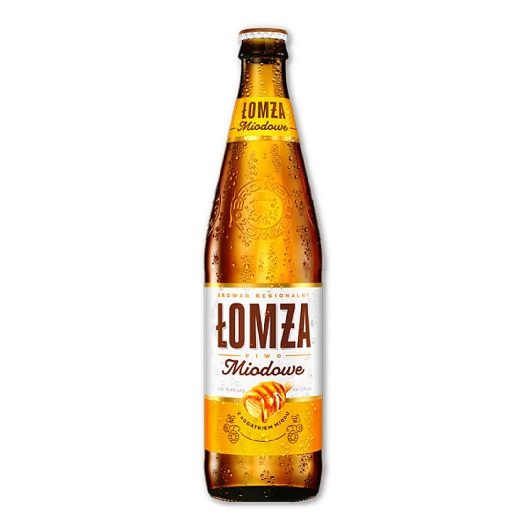 ŁOMŻA Piwo miodowe 500 ml