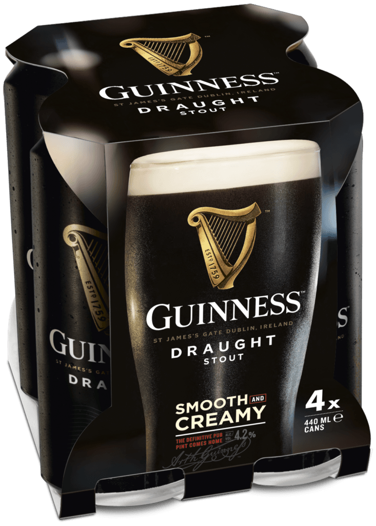 GUINNESS DRAUGHT Piwo ciemne 4x440 ml
