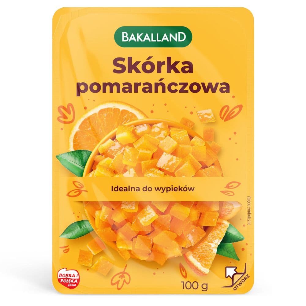 BAKALLAND Skórka pomarańczowa 100 g