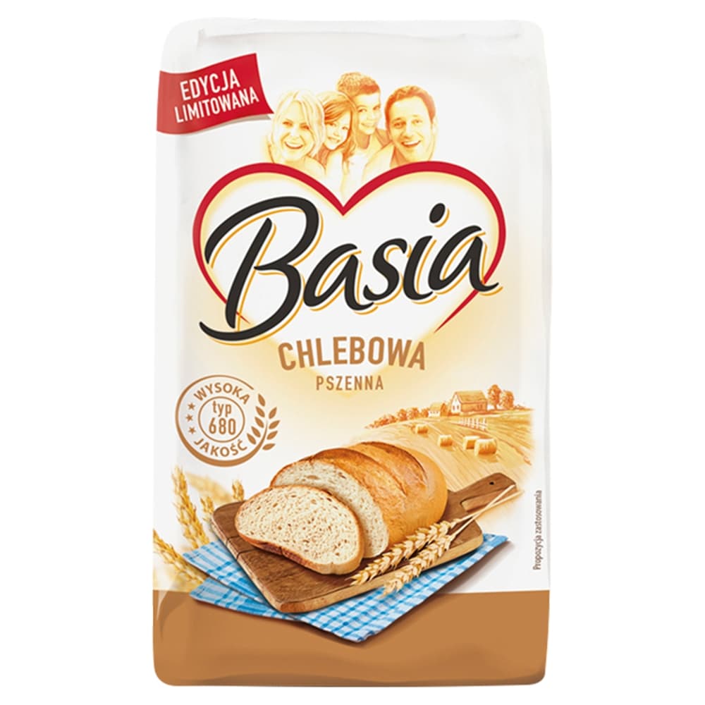 BASIA Mąka chlebowa pszenna 1000 g