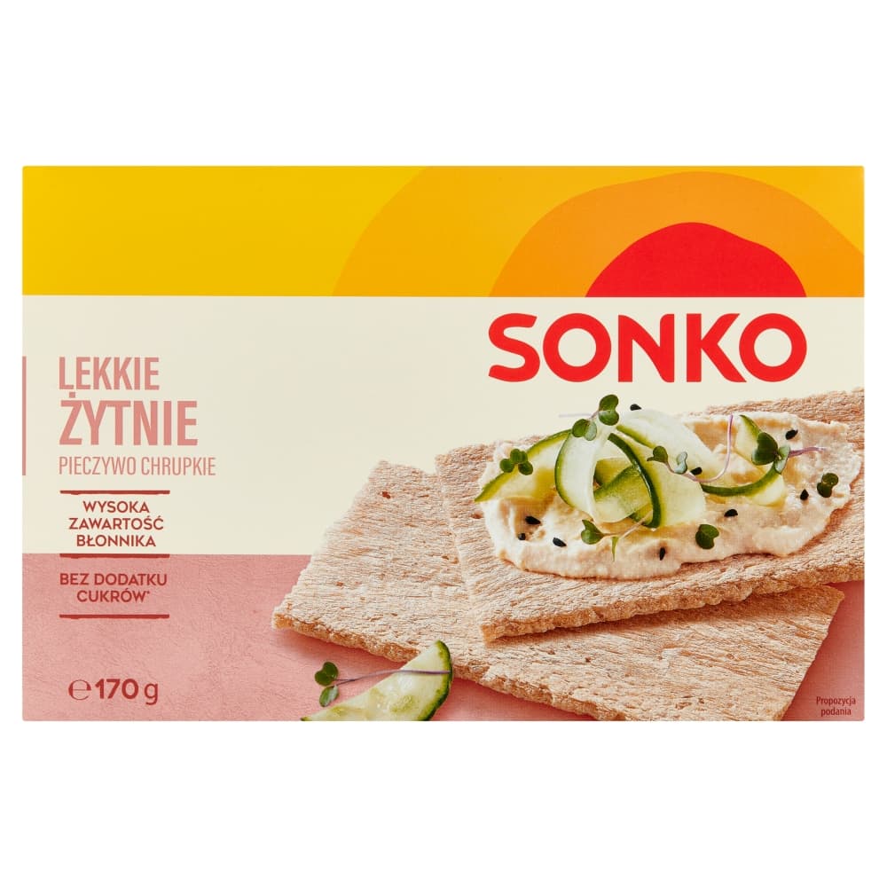SONKO Pieczywo lekkie z orkiszem i dynią 170 g
