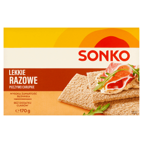 SONKO Pieczywo lekkie żytnie 170 g