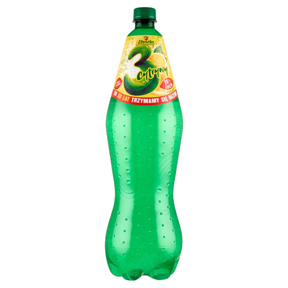 ZBYSZKO Napój gazowany 3 cytryny 1,5 l+0,25 l