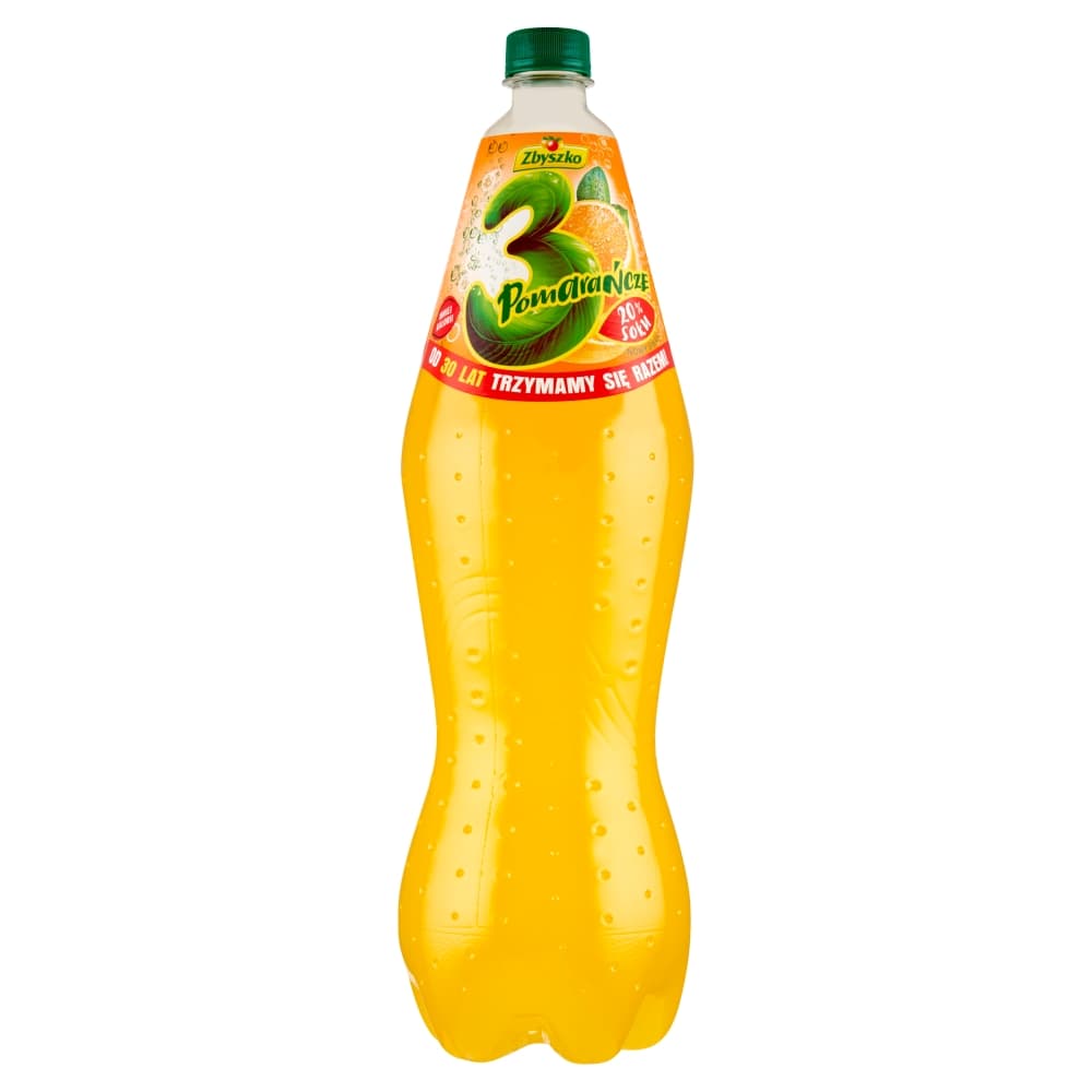 ZBYSZKO Napój gazowany 3 pomarańcze 1,5 l+0,25 l