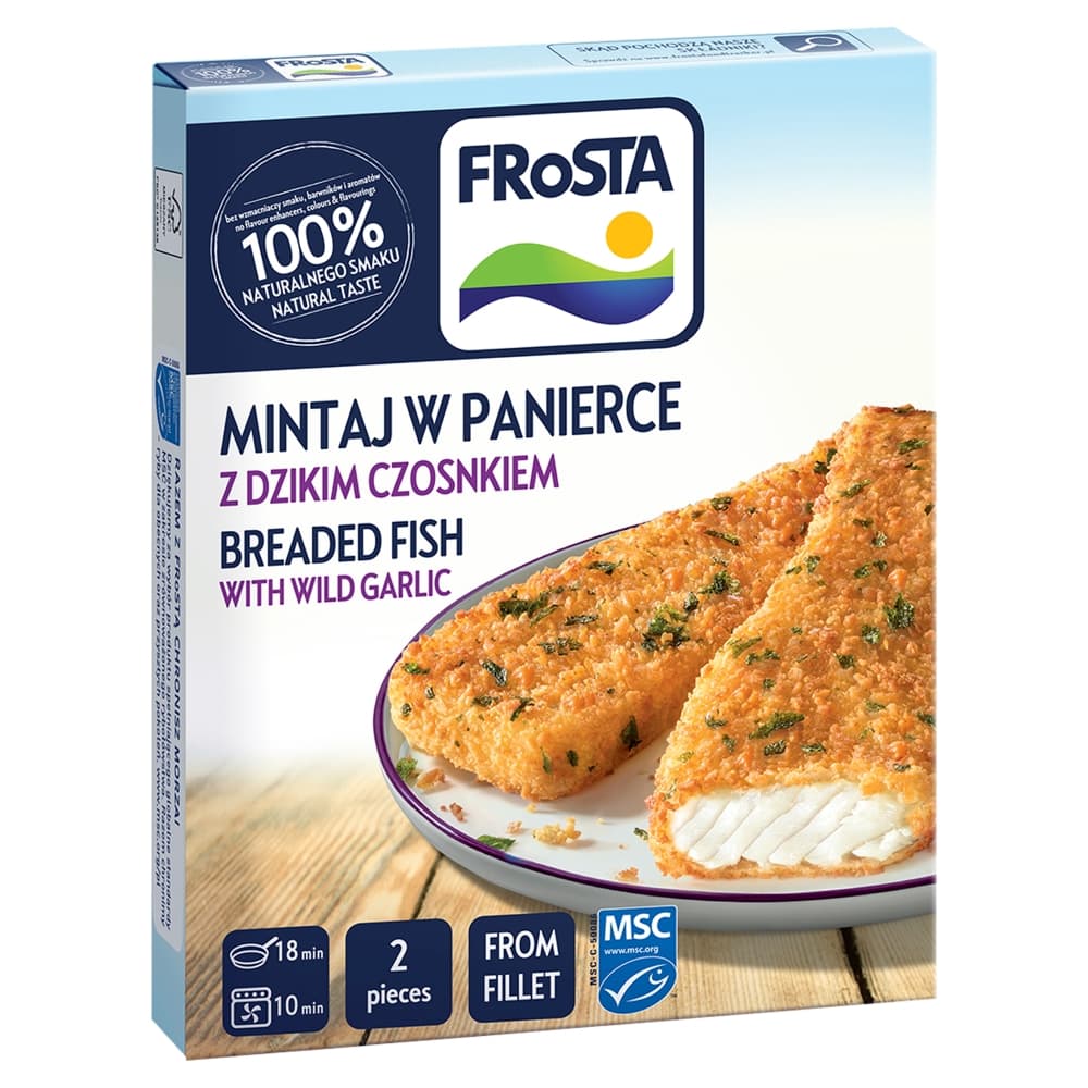 FROSTA Mintaj w panierce z dzikim czosnkiem 240 g