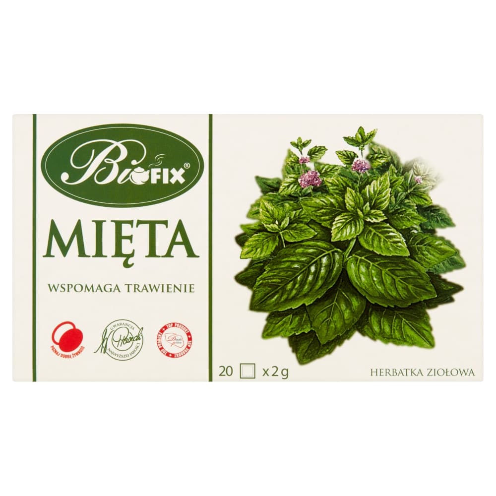 BIFIX Herbata ziołowa w torebkach mięta (20x2 g) 40 g