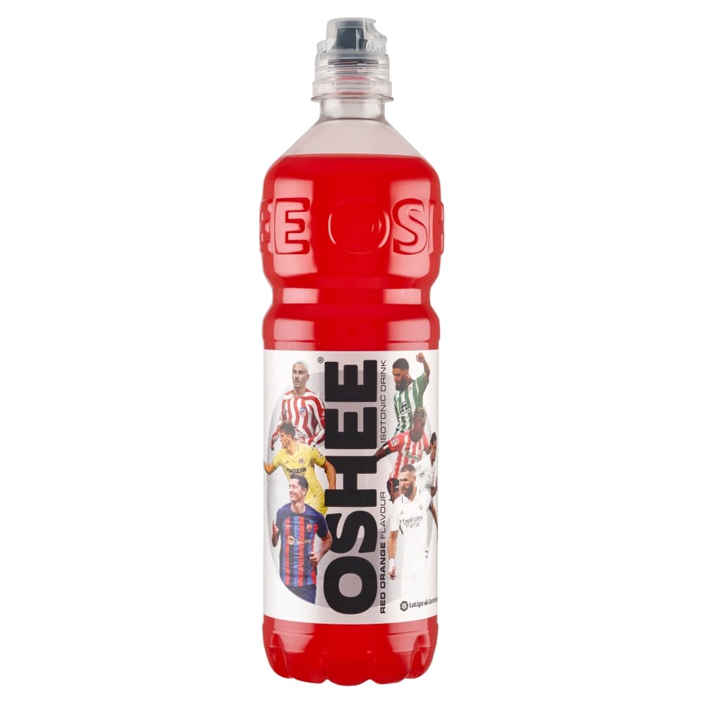 OSHEE Napój izotoniczny niegazowany o smaku czerwonej pomarańczy 750 ml