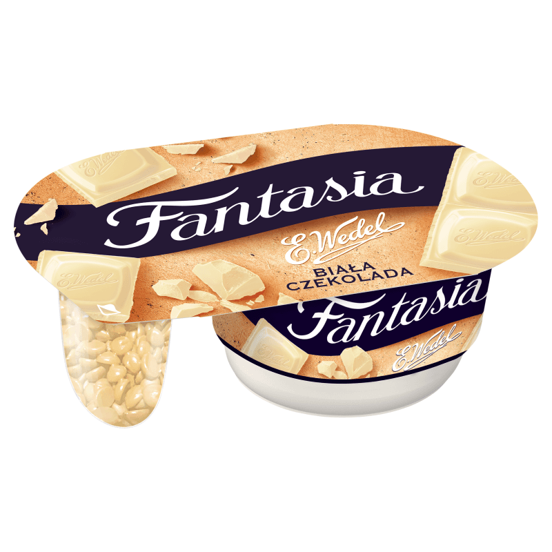 DANONE FANTASIA Jogurt kremowy z kawałkami białej czekolady E. Wedel 103 g