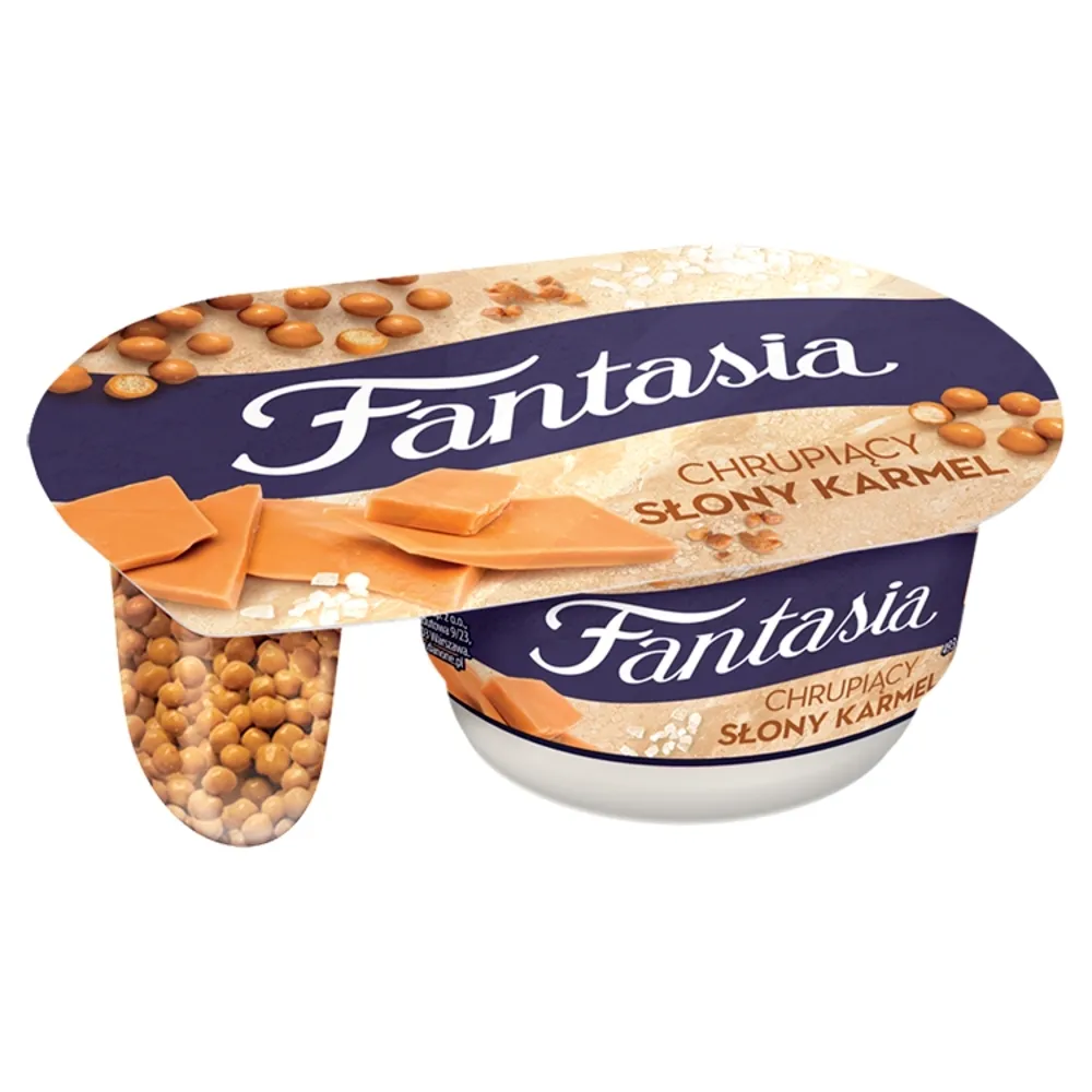 DANONE FANTASIA Jogurt kremowy chrupiący słony karmel 99 g