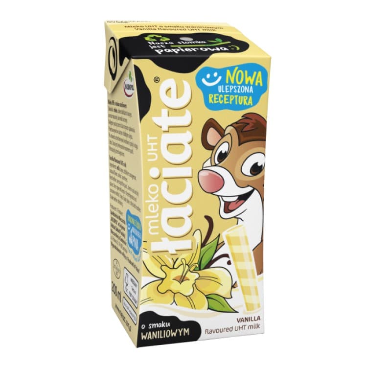 ŁACIATE Mleko UHT o smaku waniliowym 200 ml