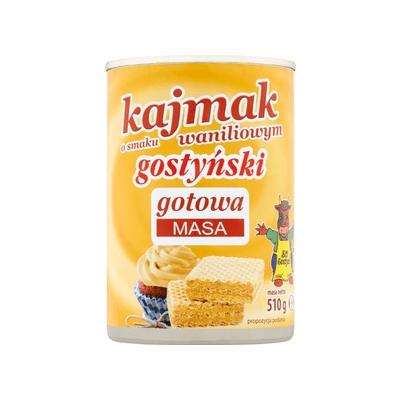 SM GOSTYŃ Kajmak masa krówkowa waniliowa 510g