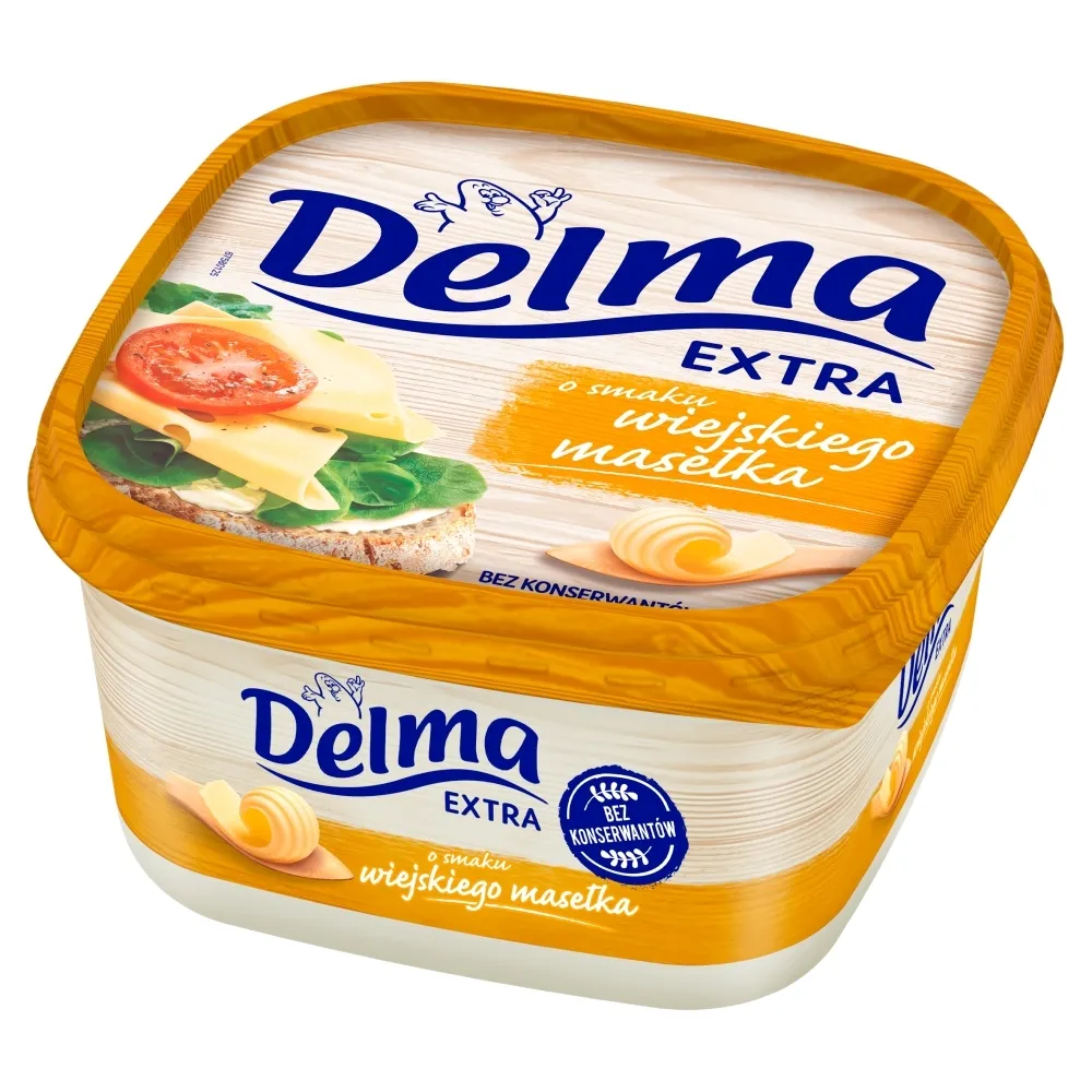DELMA Margaryna o smaku wiejskiego masełka 450 g
