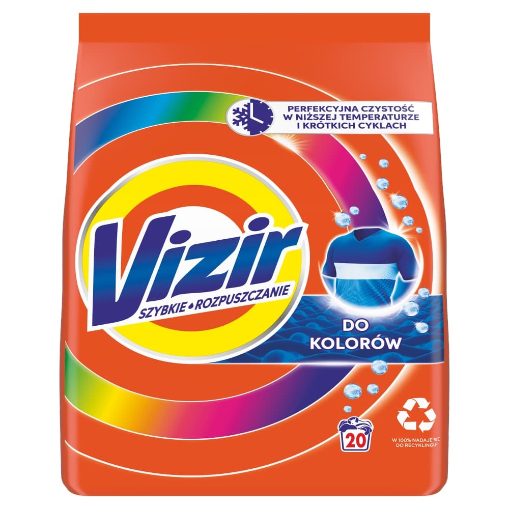 VIZIR Proszek do prania Aqua Powder Color 1100 g