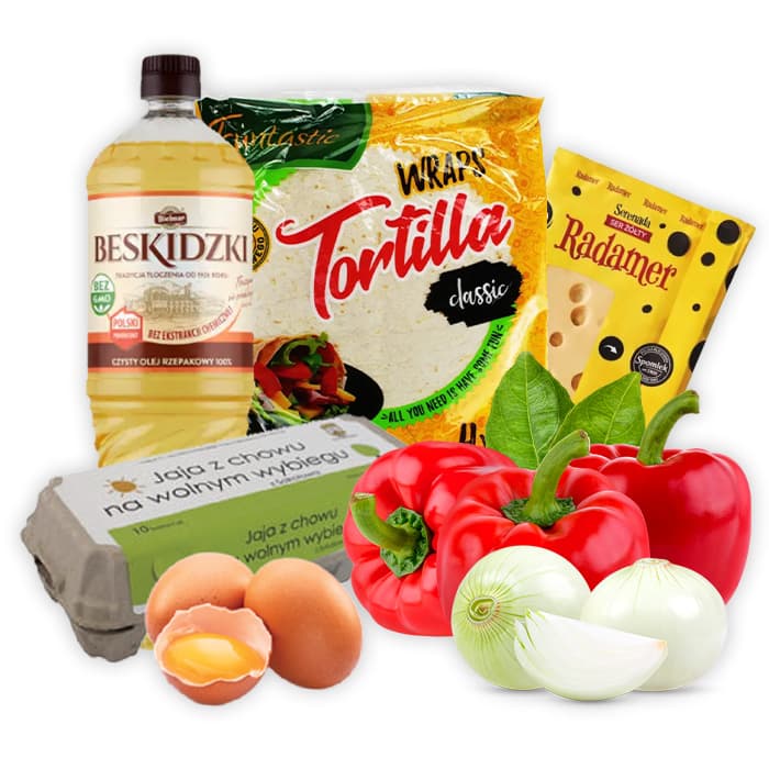 Omlet z tortilli