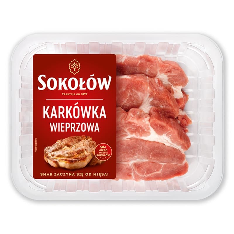 SOKOŁÓW Karkówka wieprzowa 3 szt. 360 g