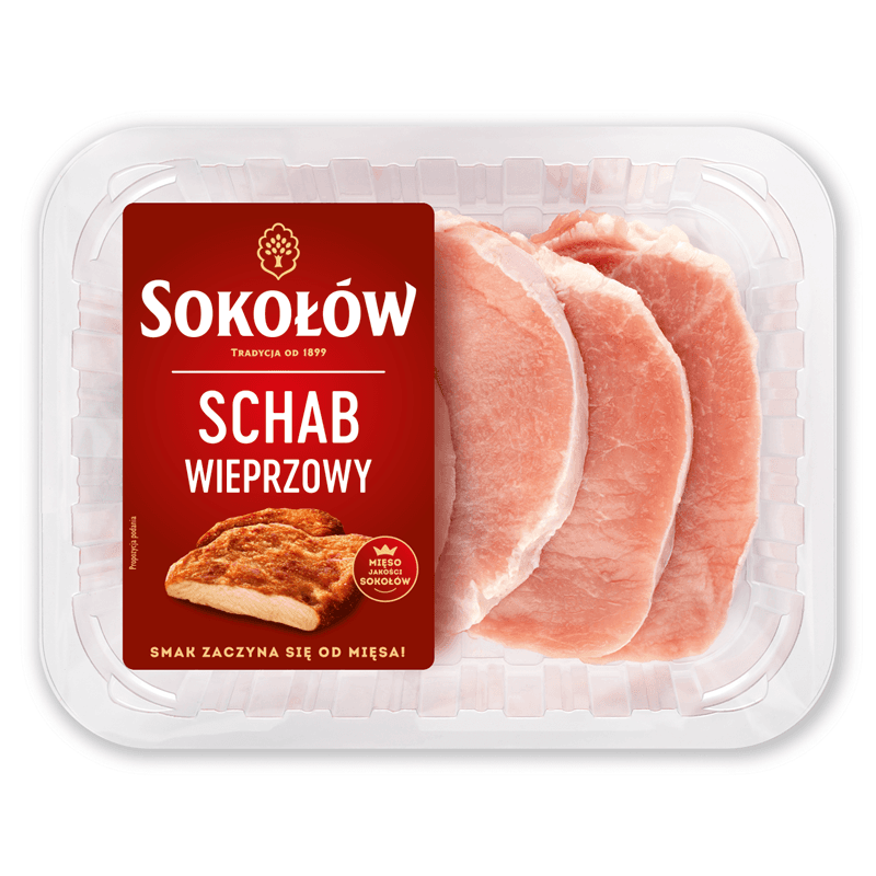 SOKOŁÓW Schab wieprzowy 4 szt. 290 g