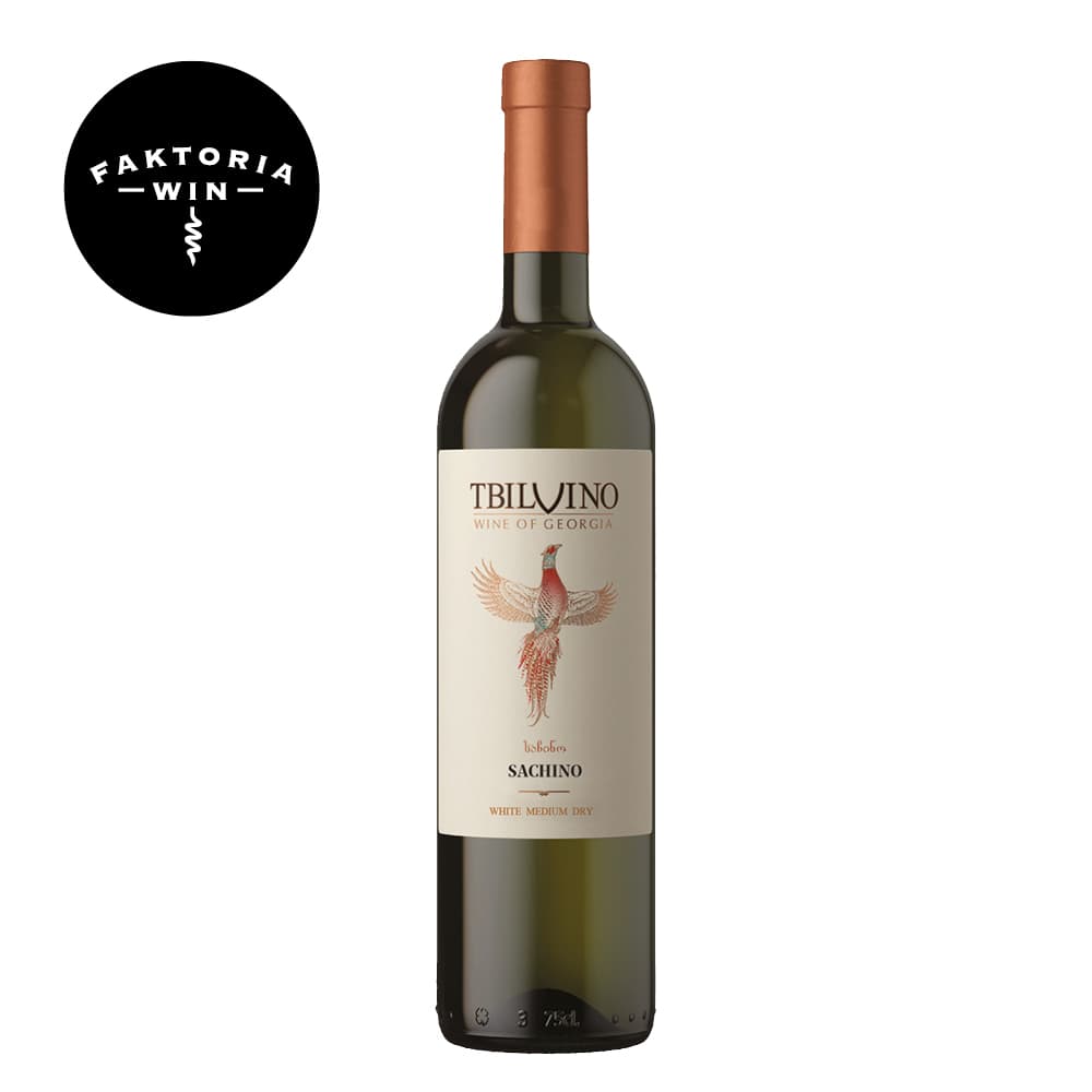 TBILVINO SACHINO Wino białe półwytrawne 750 ml