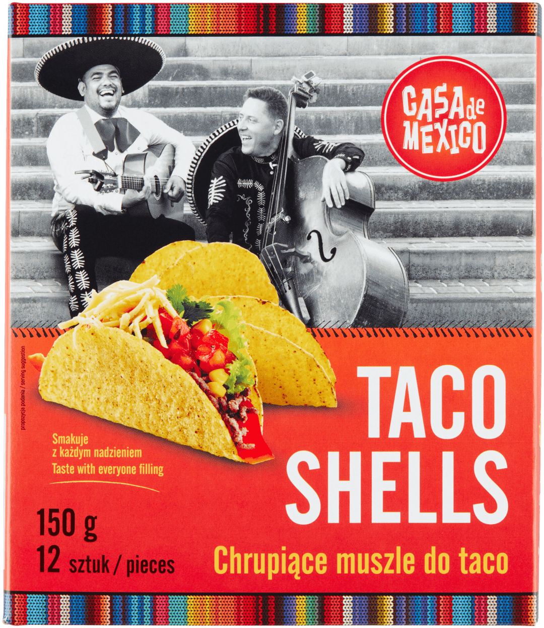 CASA DE MEXICO Taco shells 12 szt. 150g