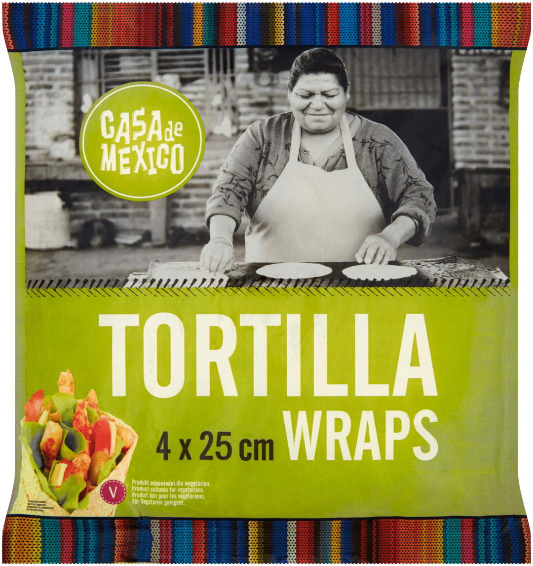 CASA DE MEXICO Wrap pszenny 25 cm 4szt