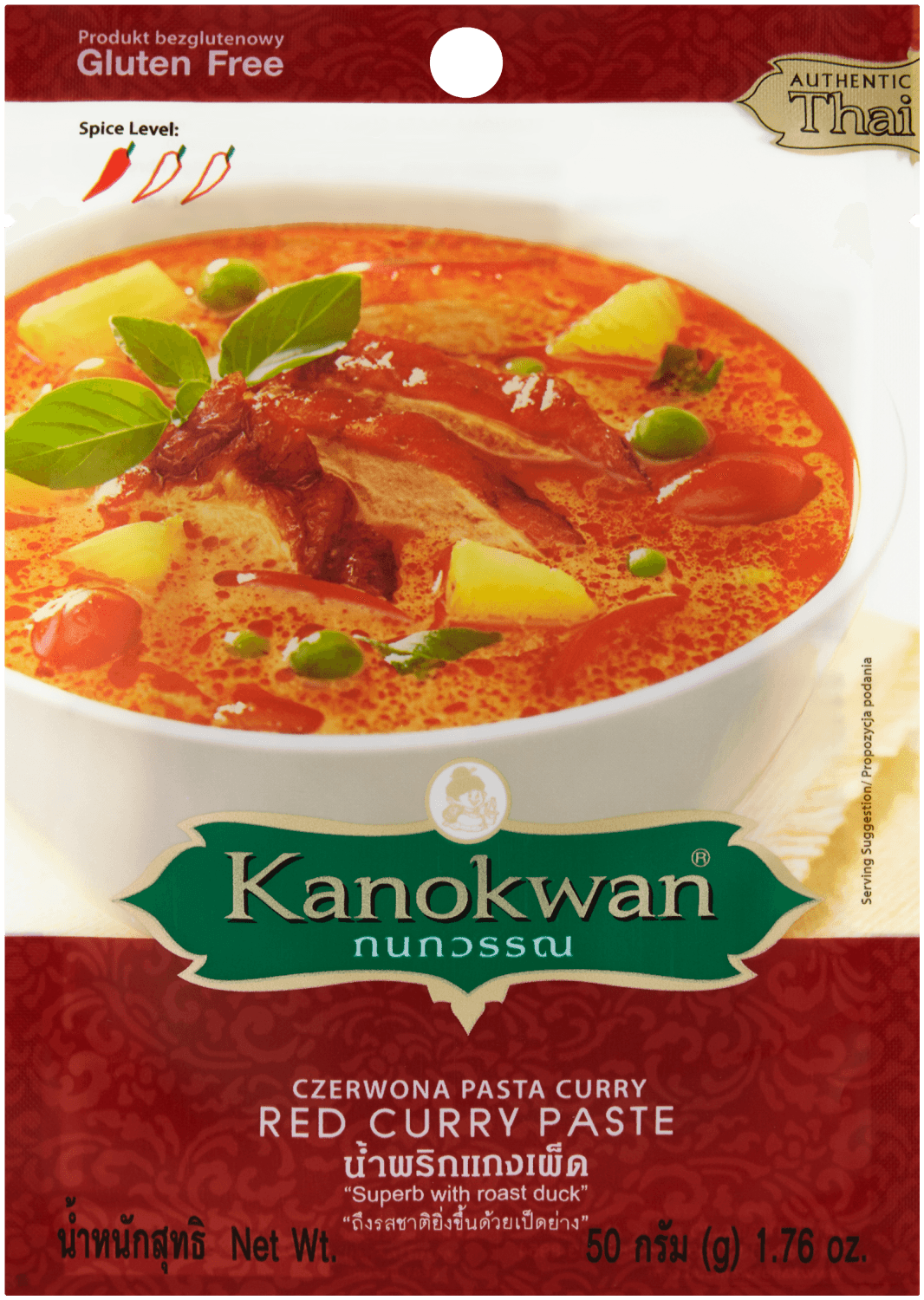 KANOKWAN Pasta curry czerwona 50g