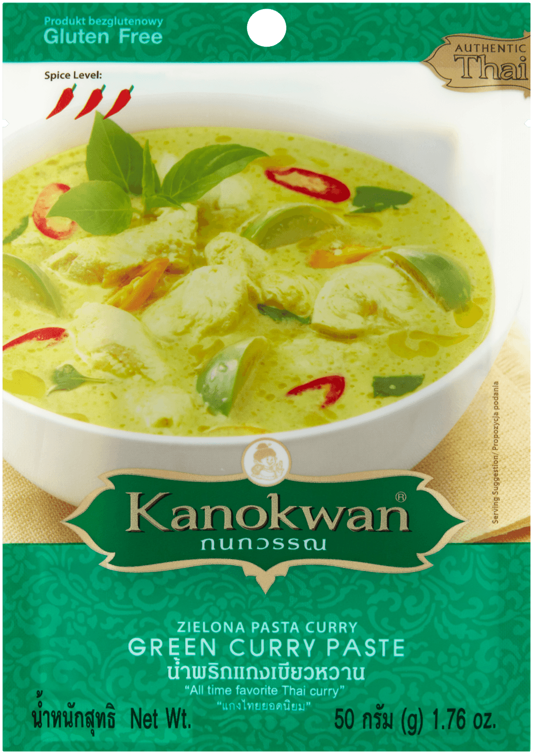 KANOKWAN Pasta zielona curry 50g